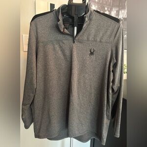 Spyder Active Gray Pullover with Logo